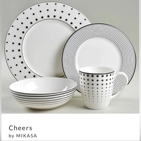 Mikasa Other - Mikasa CHEERS® 4 PIECE PLACE SETTING
